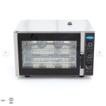  Φούρνος συνδυασμένου ατμού - Χωράει 4 δίσκους (1/1 GN / 60 x 40 cm) - Αναλογικός - 400V